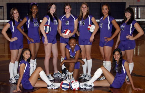 The 2007 Volleyball team set a new school mark for wins this past season.