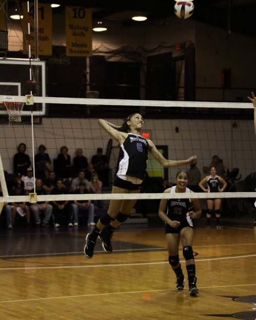 Jessica Vieira (6) helped lead the Lady Wildcats to thier first-ever win over Union