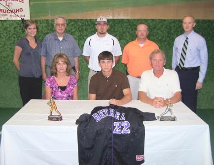 Jacob Clark of Halls Signs with Baseball Cats