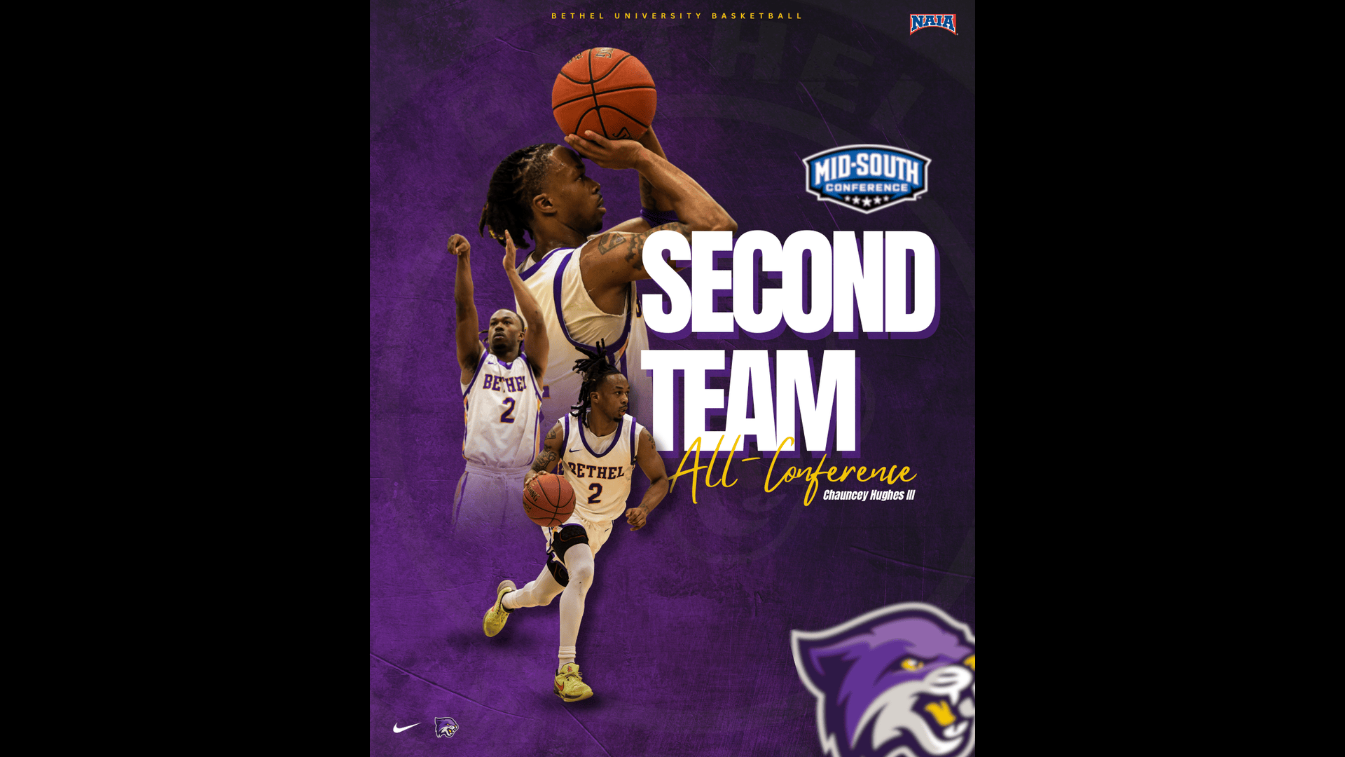 Bethel&rsquo;s Chauncey Hughes III is Second Team All-Conference Selection