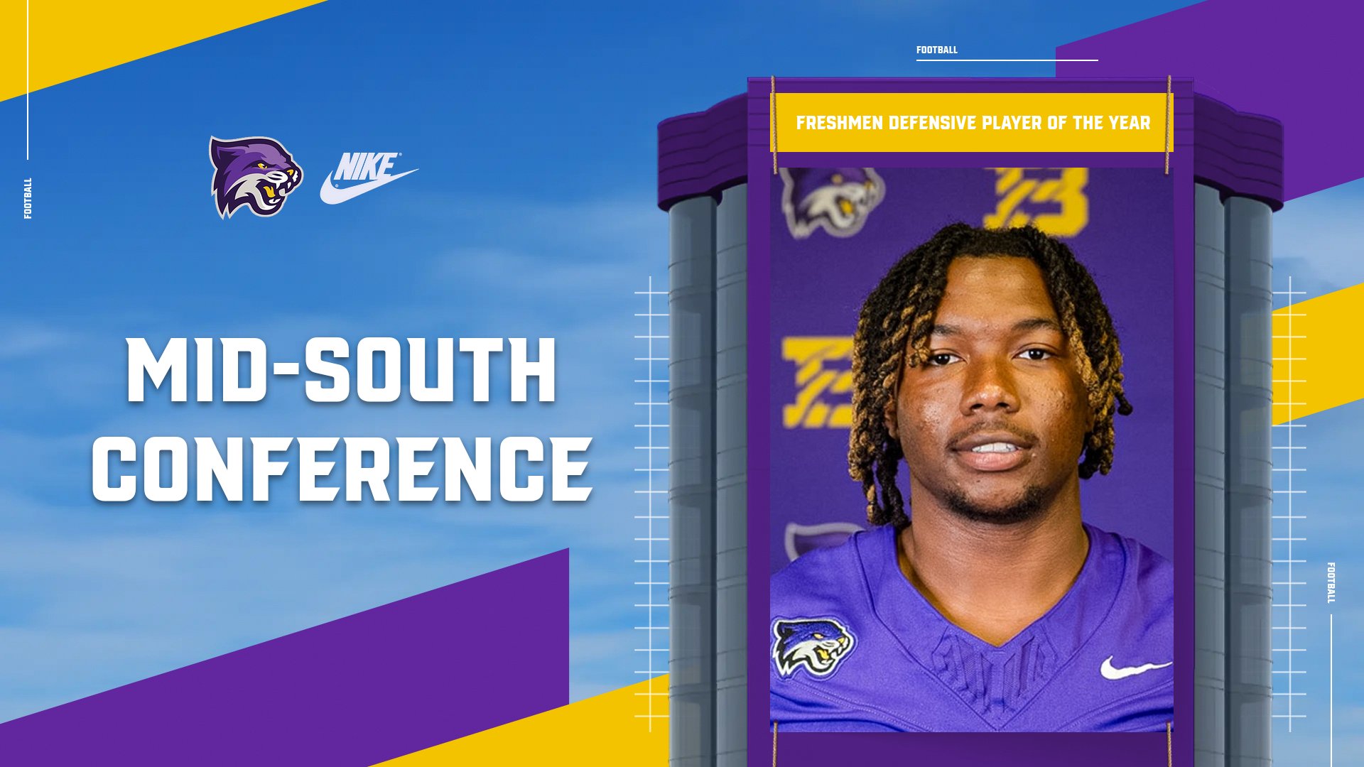 All Mid-South Conference Football Teams Announced-Seven Wildcats Garner Honors Bethel&rsquo;s Miller Named MSC Freshman  Defensive POY