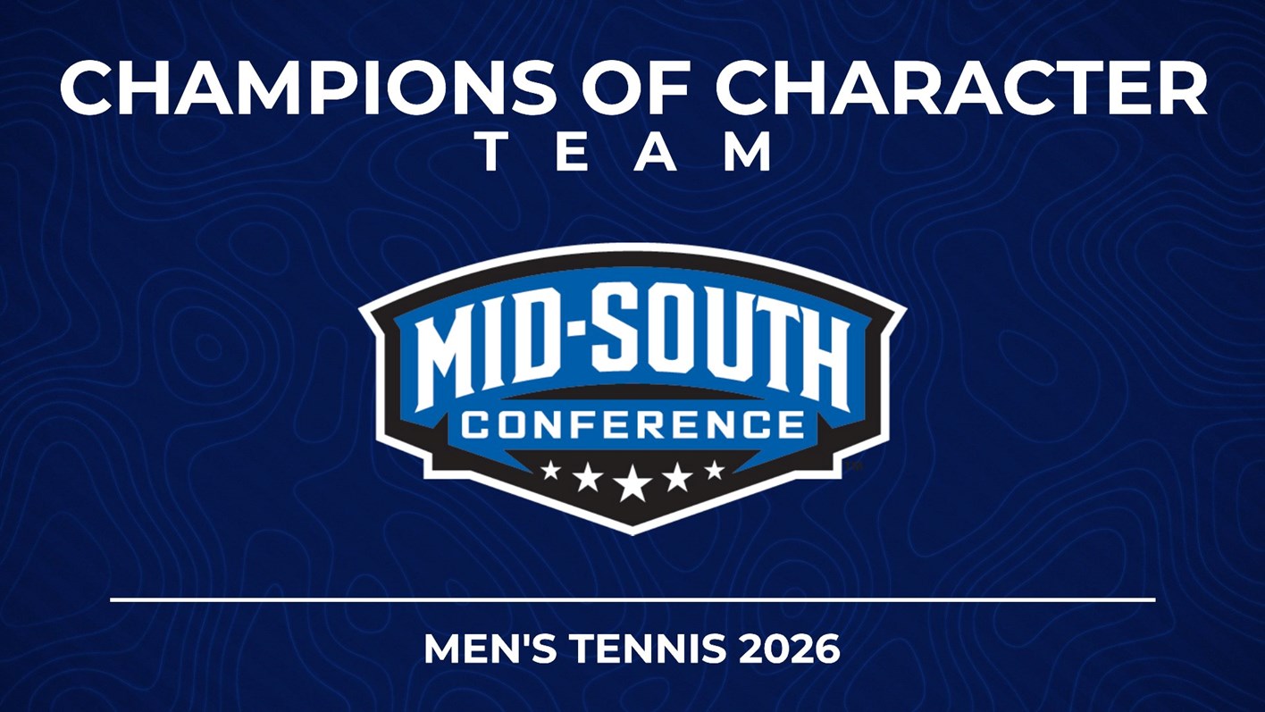 Mid-South Conference Announces Men's Tennis Champions of Character Team