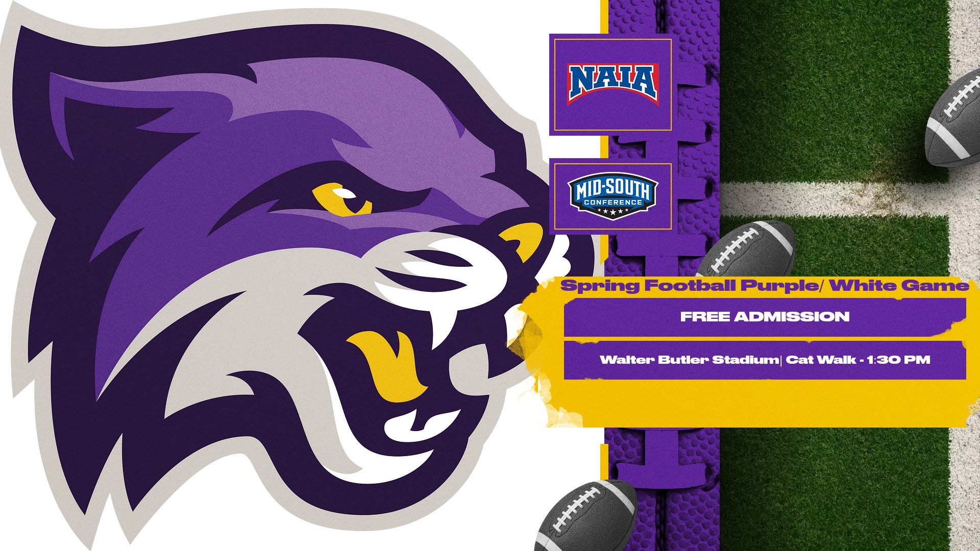 Join the Cats with the Cat Walk & Spring Game Saturday
