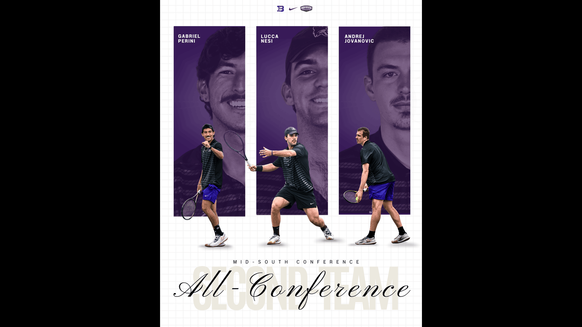 Mid-South Conference Announces 2026 Men&rsquo;s Tennis Season Awards