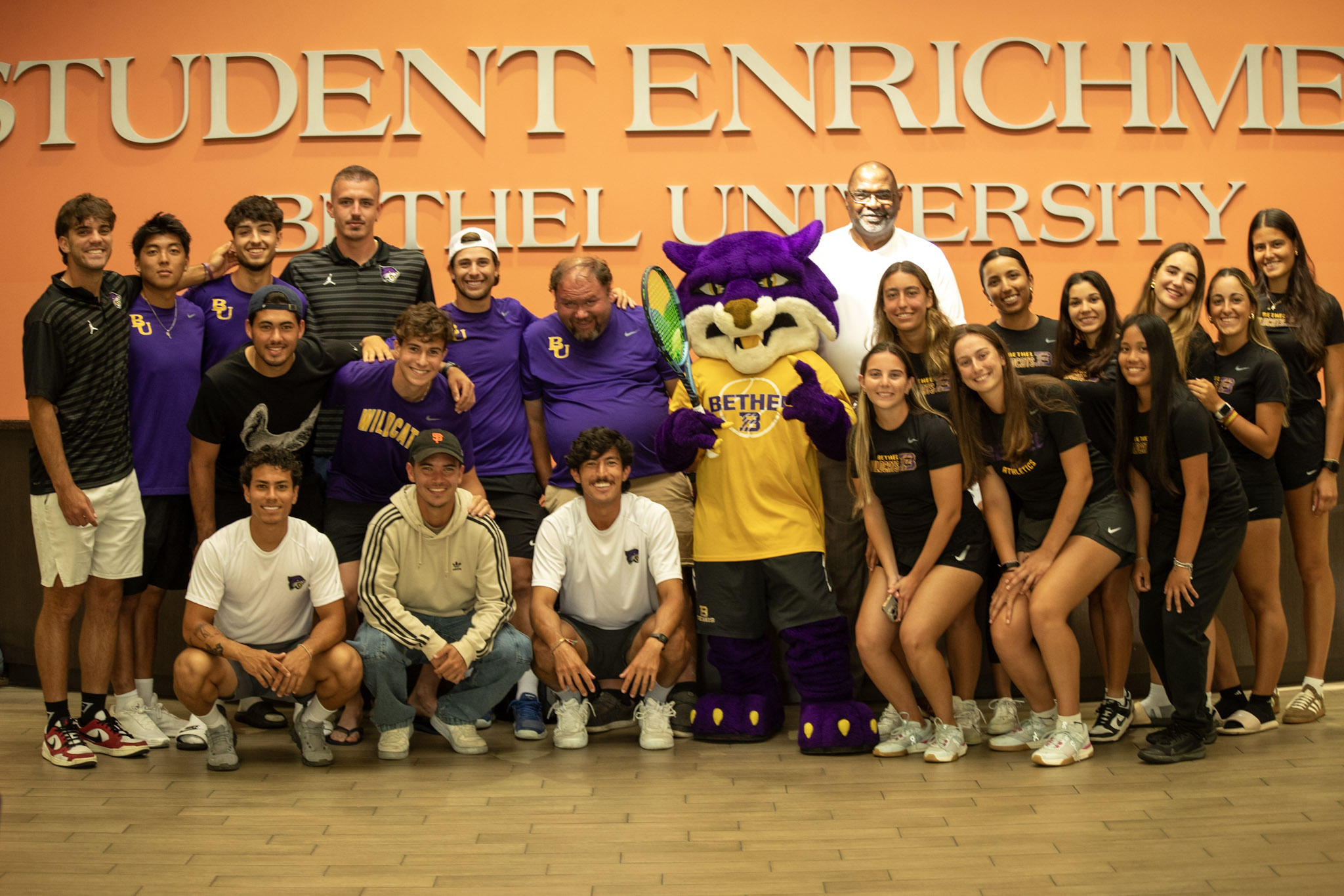 Tennis Squads Enjoy Send-off to Conference Championships