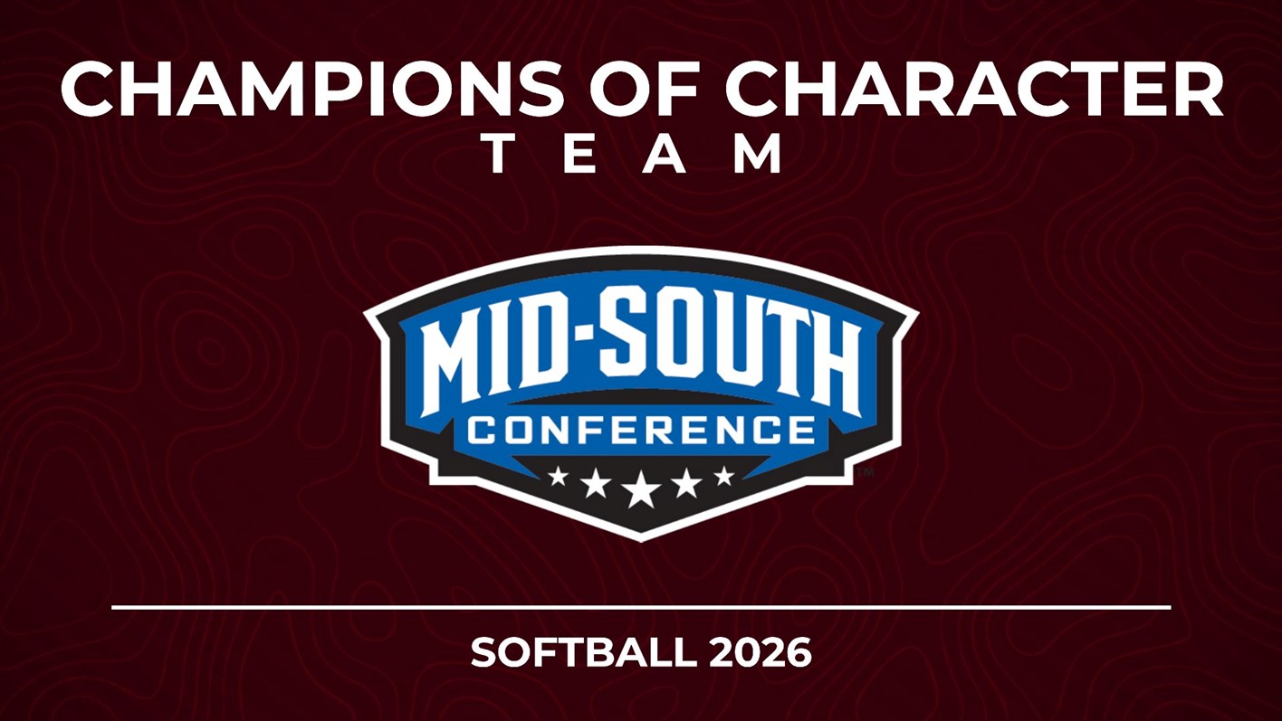Mid-South Conference Announces Softball Champions of Character Team